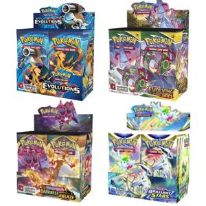 최신 324/360Pcs 포켓몬 카드 Sun & Moon Evolutions 포켓몬 부스터 박스 Collectible Tradeiner 카드 게임 장난감 어린이 선물