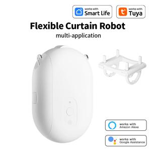 Tuya 스마트 지그비/블루투스 커튼 모터(후크 포함) 스마트 커튼 푸셔 로봇 지원 Siri Google 홈 Alexa 음성 제어