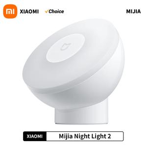 Xiaomi Mijia Led 유도 야간 조명 2 램프 조정 가능한 밝기 자기 베이스가 있는 적외선 스마트 인체 센서