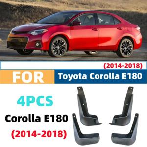 자동차 앞 뒤 휠 머드 플랩 머드 가드 스플래시 가드 펜더 커버 액세서리 Toyota Corolla E180 2014 2015 2016 2017 2018