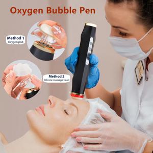 산소 버블 펜 CO2 산소 휴대용 얼굴 기계 CO2 젤 얼굴 스킨 케어 장치 얼굴 스파 CO2 버블 산소 미용 기계