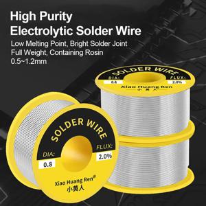 50g/100g 0.5/0.6/0.8/1.0/1.2mm 로진 코어 주석 솔더 와이어 60/40 솔더 와이어 직경 납땜 용접 플럭스 2.0% 철 와이어 릴