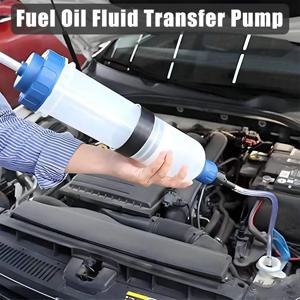 0.5L OilFluid 추출기 충전 오일 교환 주사기 병 전송 자동차 연료 추출 펌프 손 도구 오일 추출기 펌프