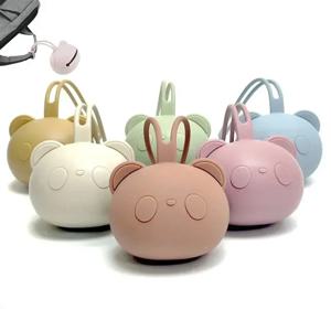 신생아를위한 1Pcs 실리콘 젖꼭지 보관 가방 어린이 젖꼭지 홀더 곰 모양 젖꼭지 케이스 BPA 무료 안전 보관 상자 액세서리