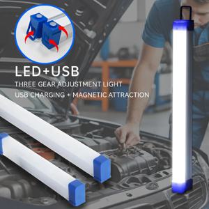 1pc USB 전원 Led 주변 야간 조명, 전환 가능, 휴대용 파란색 장식 조명, 침실, 바, 라이브 사진에 적합