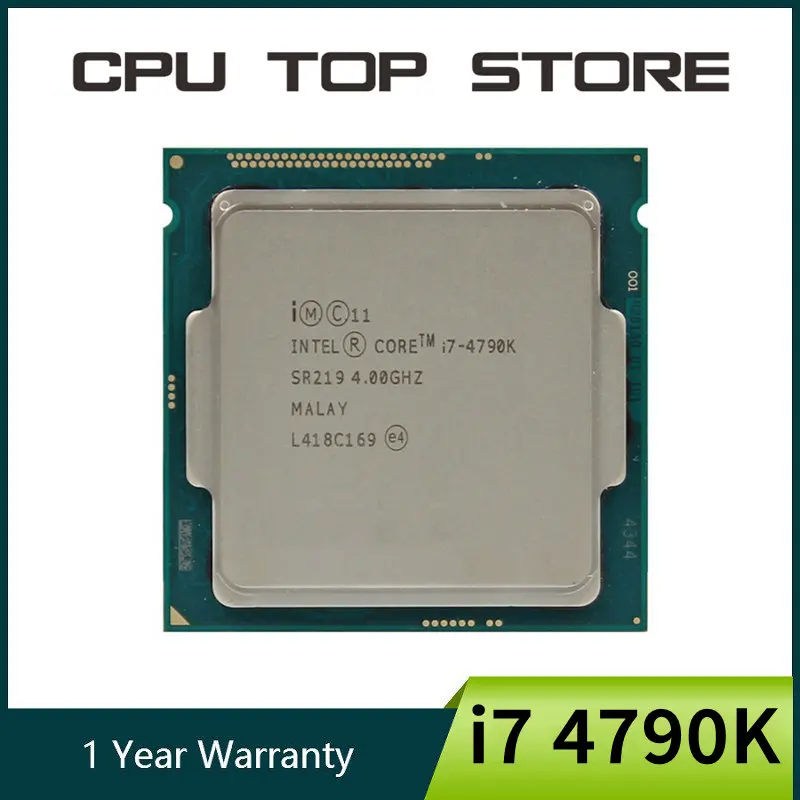 Intel Core i7 4790K 4.0GHz 쿼드 코어 8스레드 LGA 1150 CPU 프로세서