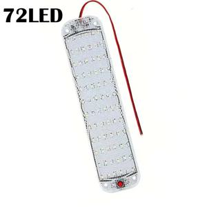 12V-80V 고휘도 LED 패널 라이트 바 RV 트레일러 보트 화물 캠핑카에 대 한 스위치와 72LED 자동차 인테리어 천장 돔 빛