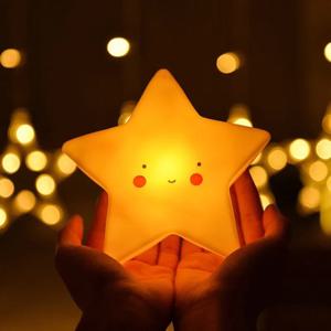 미니 LED 밤 빛 만화 판타지 스타 문 인테리어 조명 머리맡 조명 아기 방 장식 어린이 선물 장난감 밤 램프