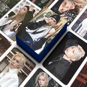 55개/대 Kpop New Ablum (HOP) Lomo 카드 펠릭스 사진 인쇄 사진 Photocard 팬 컬렉션 엽서 선물