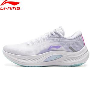 Li-Ning 여성용 YUEYING 4 쿠션 러닝화, 부드러운 쿠션, 웨어러블 스니커즈, 미끄럼 방지, 편안한 통기성 스포츠 신발, ARHV004