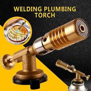 가스 버너 용접 토치 휴대용 Blowtorch 구리 고온 황동 가스 토치 브레이징 솔더 용접 수직 도구
