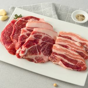 스페인 듀록 300g 1팩+1팩(총 2팩) 삼겹살 오겹살 목살 미박 목살