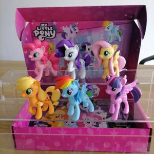 Hasbro 마이 리틀 포니 액션 피규어, 트와일라이트 스파클 플러터시 핑키 파이, 레인보우 대시 인형 컬렉션, 어린이 장난감