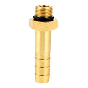 가스 탱크 커넥터 단단한 구리 4.9cm 길이, 8-10mm 파이프 캠핑 스토브 병 어댑터, 안전하고 쉬운 사용, 하이킹 야외 바베큐, 1 개