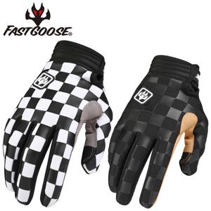 FASTGOOSE 레트로 라이더 모토크로스 레이싱 장갑 모토 BMX ATV MTB 오프로드 오토바이 산악 자전거 장갑 사이클링 경쟁 장갑