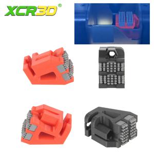Bambu Lab XCR3D 깍지 브러시, X1 X1C P1P P1S 노즐 와이퍼, 실리콘 브러시 장착 스크러버, 프린트 헤드 클리너 프린터 헤드 W