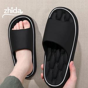 ZHIDA 슈퍼 라이트 소프트 슬리퍼 간단한 패션 슬라이드 EVA 탄성 신발 문 욕실 플립 플롭에 다채로운 운동화