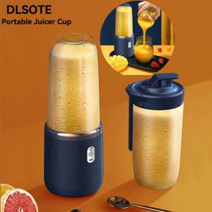 휴대용 전기 Juicers 블루 핑크 ABS 컵 다기능 과일 야채 음식 믹서 밀크 쉐이크 블렌더 충전식 만들기