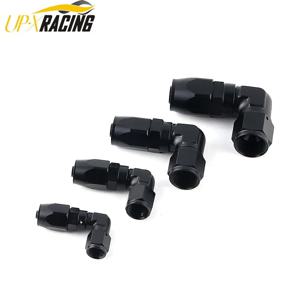 90도 알루미늄 AN4 6 8 10 유형 회전 호스 엔드 피팅 어댑터 오일 쿨러 연료 라인