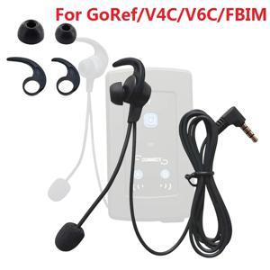 GOREF 인이어 이어폰, 축구 심판, 심판 헤드폰, V4C 플러스, V6C, FBIM 인터콤 헤드셋용, 3.5mm 잭