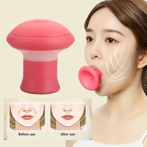 1-5pcs 실리콘 페이스 리프팅 마사지 V 라인 근육 트레이너 이중 턱 감속기 페이셜 요가 도구 알코올 프리 스마일 엑서사이즈