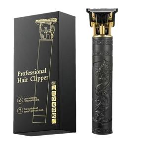 남성용 이발 면도기 충전식 클리퍼 면도기 성인 전기 빈티지 Clipperrazor 홈 USB 충전 이발소 블랙 드래곤