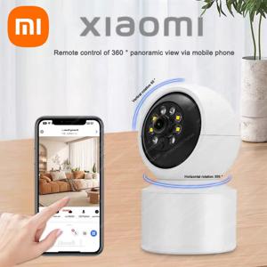 샤오미 360 °   스마트 홈 보안 카메라 Mi PTZ 4K 웹캠 1296P 5 메가픽셀 AI 인간 감지 야간 투시경 웹캠 Miji와 함께 작동