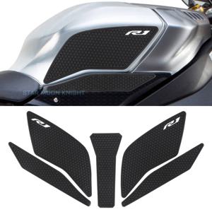 오토바이 측면 연료 탱크 패드 보호대 스티커 Yamaha YZF R1 R1M YZFR1 YZF-R1 2015 - 2021 용 무릎 그립 견인 패드