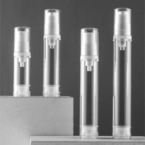 5Pcs 5/10/15ML 빈 플라스틱 진공 로션 병 Airless 펌프 프레스 컨테이너 화장품 스킨 케어 여행 스프레이 디스펜서