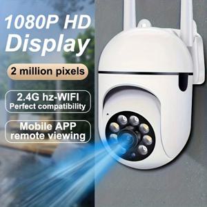 재고 있음 1080P PTZ WIFI IP 카메라 오디오 CCTV 감시 4X 줌 야간 풀 컬러 무선 방수 H.264 오디오