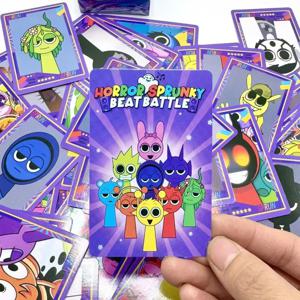54pcs Incredibox Sprunki 양면 인쇄 카드 만화 Lomo 카드 HD Photocard 어린이 선물 컬렉션 카드