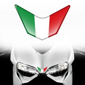 DUCATI VESPA Gts 300 Gtv RA LX 스프린트 플래그 스티커 오토바이 방수 접착제 드롭 이탈리아 장식 데칼의 삼색 플래그