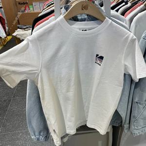 25s 여름 남성 티셔츠 퓨어 코튼 통기성 세련된 올 매치 하이 엔드 라이트 럭셔리 브랜드 커플 같은 의류