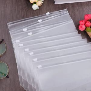 10PCS A6 바인더 포켓 6 홀 예산 용 현금 봉투, 6 링 바인더 용 투명 지퍼 폴더, 방수 PVC 주최자