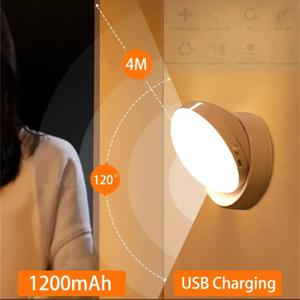 LED 야간 조명 USB 충전 침대 옆 캐비닛에 대 한 지능형 인간 유도 홈 옷장 조명 모션 센서 빛 Led 램프