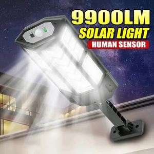 야외 방수 LED 홍수 조명, 모션 센서, 원격 3 모드 가로등, 마당 정원 경로, 250W, 8000LM