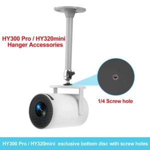 6mm 21cm 프로젝터 삼각대 금속 벽 천장 마운트 1/4 홀더 스탠드 장착 HY300 Pro P30 TD80W 미니 프로젝터 카메라 브래킷
