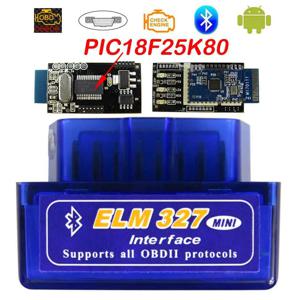 슈퍼 미니 Elm327 블루투스 obd2 v1.5 elm 327 v 1.5 obd 2 자동 진단 스캐너 자동차 elm-327 obdii 코드 진단 도구