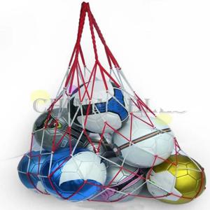 1pcs 야외 스포츠 축구 그물 10 공 운반 그물 가방 스포츠 휴대용 장비 축구 공 배구 공 그물 가방