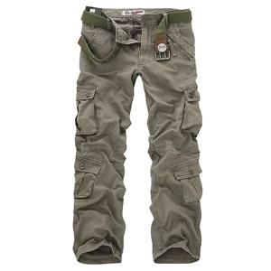 2025 고품질 남성용 카고 바지 캐주얼 루즈 멀티 포켓 코튼 바지 남성용 긴 바지 Camo Joggers Plus Size 28-40