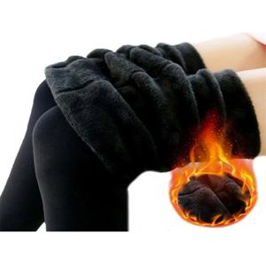 겨울 레깅스 뜨개질 벨벳 캐주얼 레깅스 새로운 고탄력 두꺼운 여성용 따뜻한 검은 바지 스키니 바지 여성용 레깅스