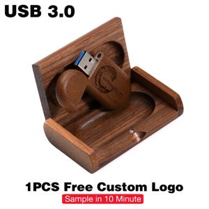 결혼 선물 상자 USB 3.0 플래시 드라이브 무료 로고 나무 펜 드라이브 고속 메모리 스틱 64GB/32GB/16GB/8GB/4GB 실제 용량