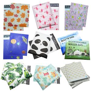 10PCS 10x13 ''26x33cm 인쇄 된 폴리 메일러 포장 봉투 셀프 인감 택배 보관 가방 메일 링 가방 포장 가방