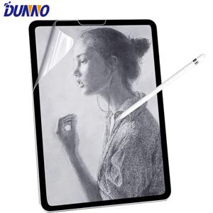 종이 느낌 화면 보호기 필름 iPad 7th 8th 9th 10.2 10th Generation Air 4 5 10.9 Pro 11 Air 3 Pro 10.5 용 무광택 PET 페인팅
