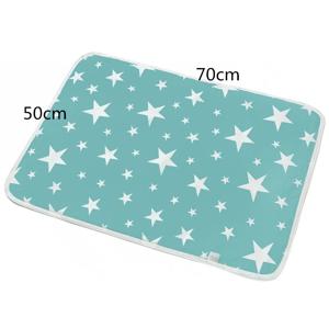 50*70cm 아기 기저귀 교환 매트 휴대용 접이식 빨 수있는 방수 매트리스 여행 패드 바닥 매트 쿠션 재사용 가능한 패드 커버