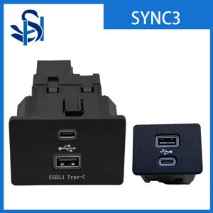 USB Type-C CarPlay 업그레이드 듀얼 멀티미디어 인터페이스 모듈 Sync 3 Ford용 미디어 허브