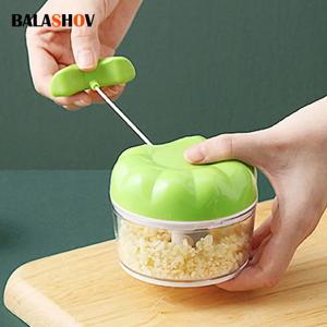 휴대용 야채 및 식품 절단기 수동 마늘 분리기 과일 다지기 다기능 고기 분쇄기 야채 절단기 주방 도구