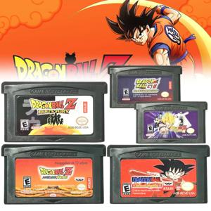 GBA 게임 카트리지 32 비트 비디오 게임 콘솔 카드 드래곤 볼 시리즈 고급 모험 초음속 전사 GBA 용 Buu's Fury