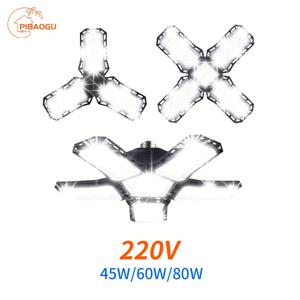 LED 램프 전구 AC220V 45/60/80W 접이식 우산은 창고 차고 보관실 및 기타 장소의 조명에 적합합니다.