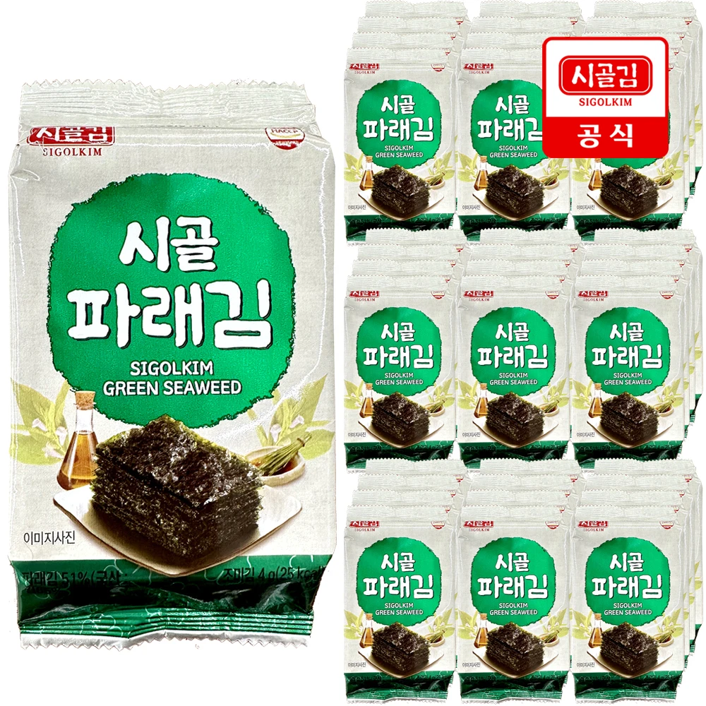 시골 파래김(도시락김) 4g 64봉